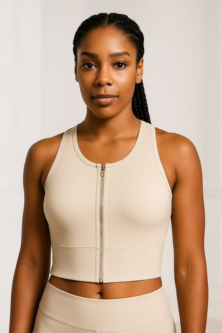 STRVNG Sculpt Zip Sports Bra