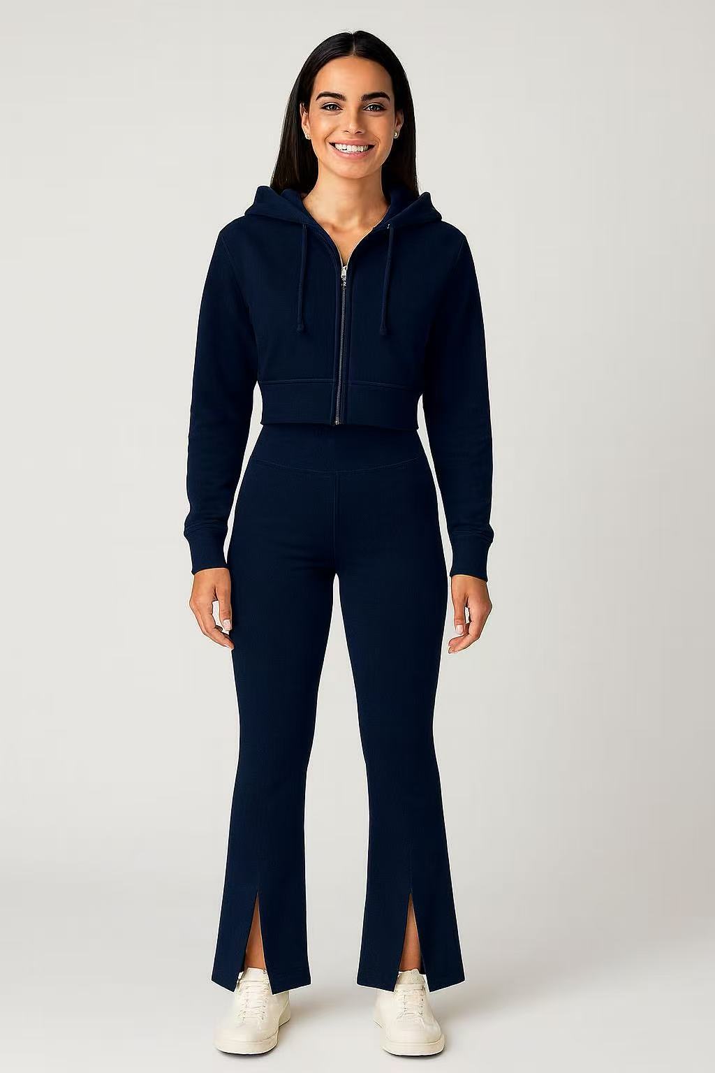 STRVNG Front-Slit Flared Leggings