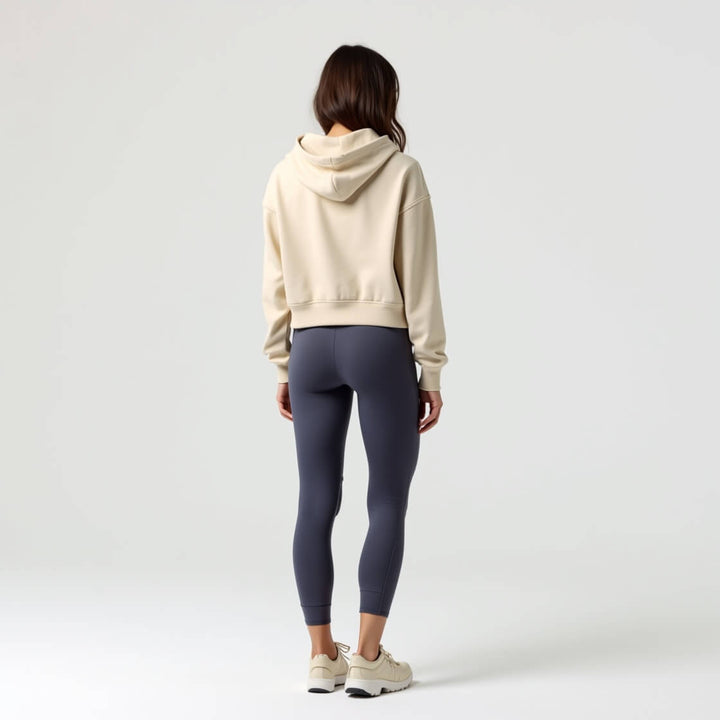 STRVNG Cropped Zip Hoodie