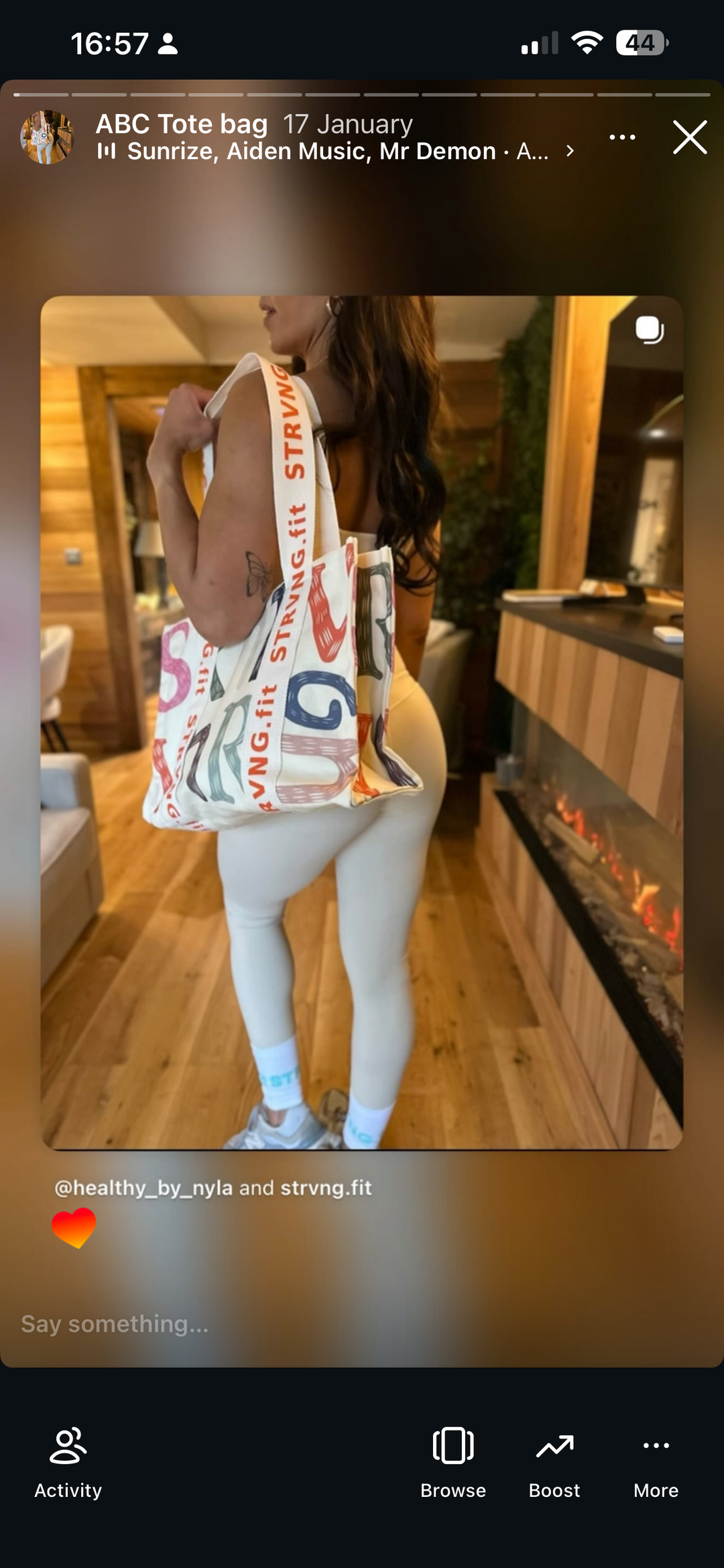 STRVNG ABC Tote Bag