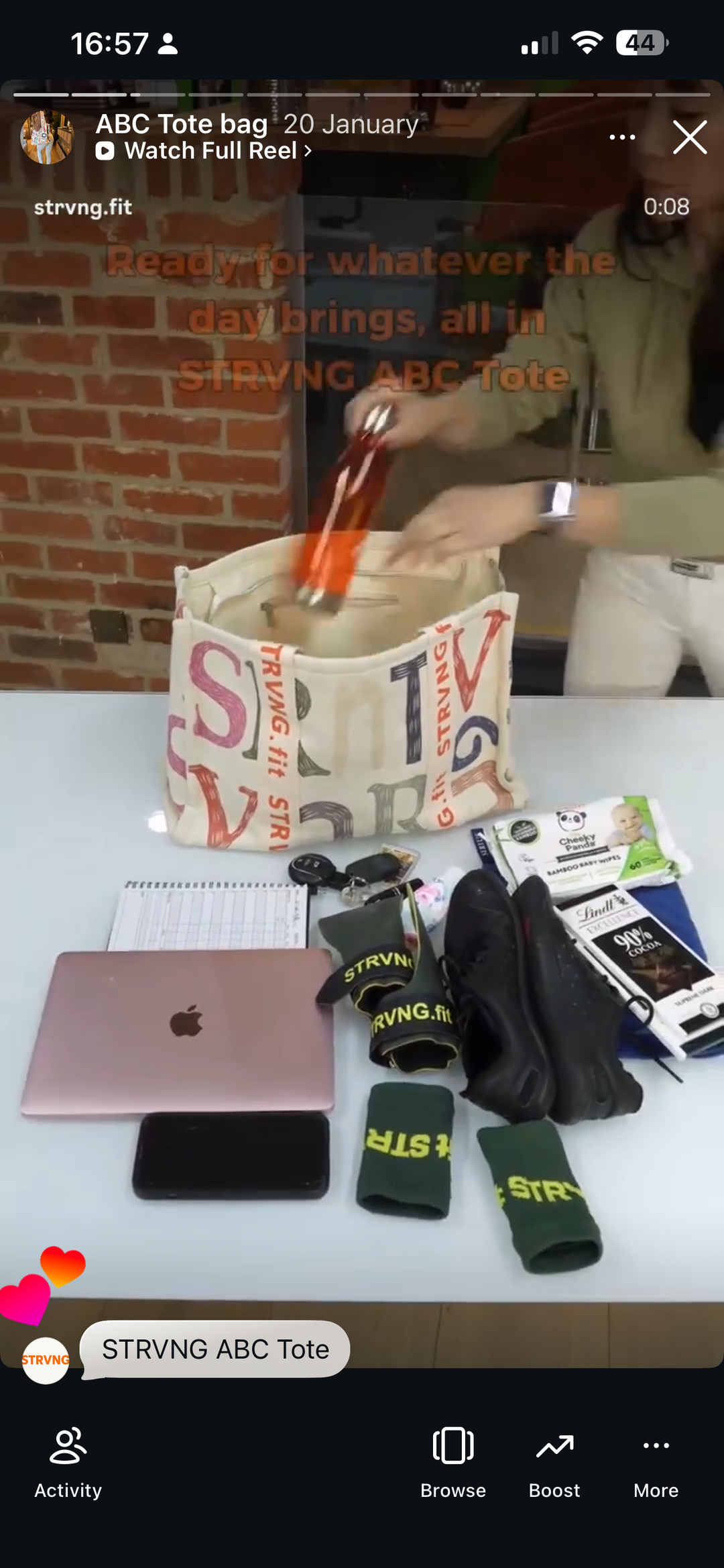 STRVNG ABC Tote Bag