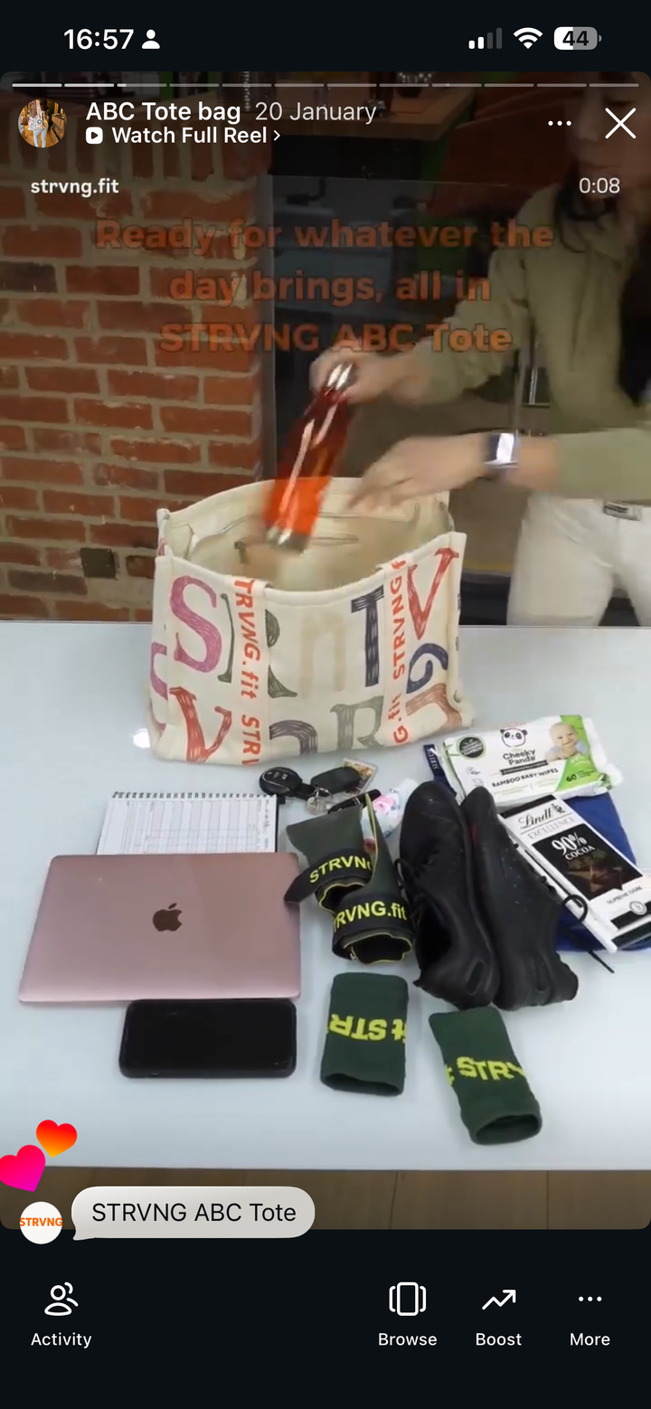 STRVNG ABC Tote Bag