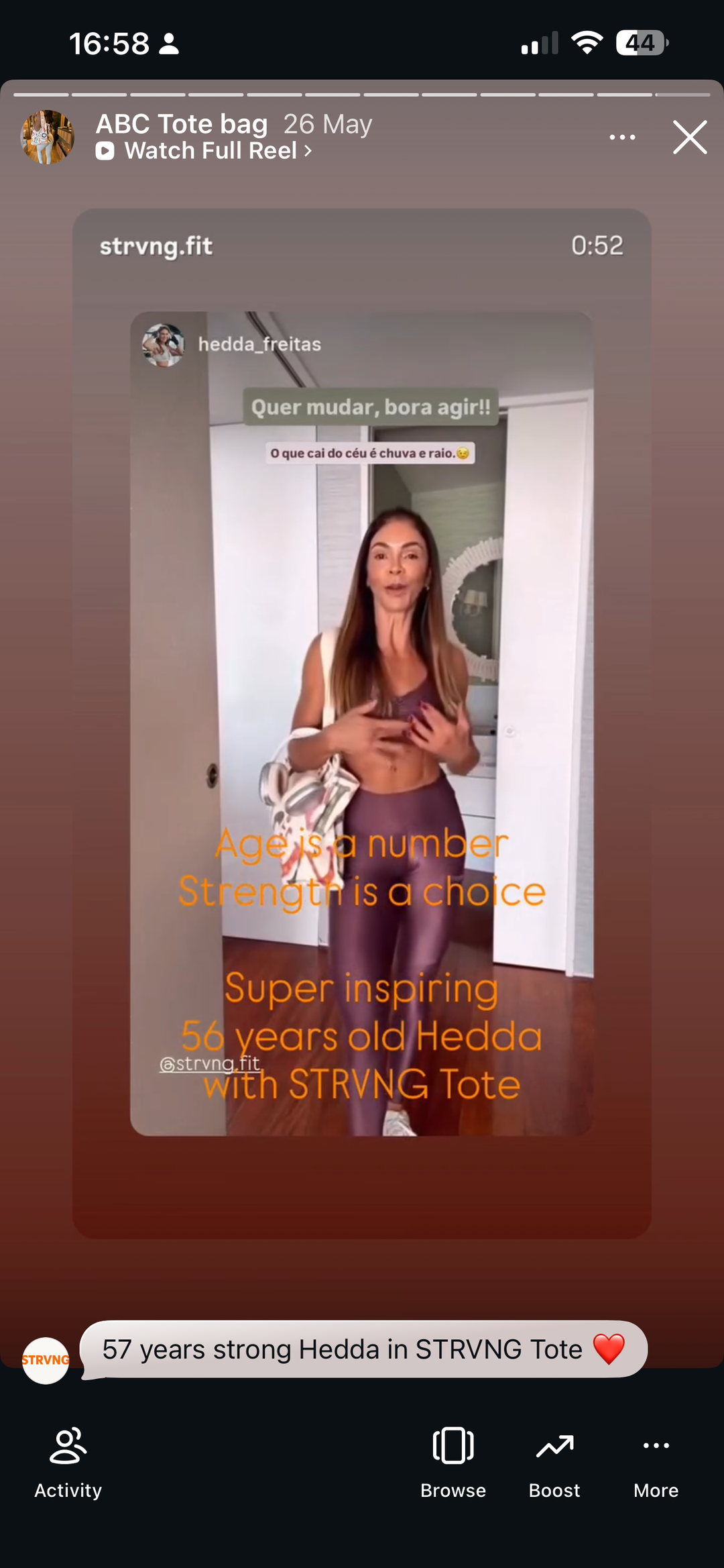 STRVNG ABC Tote Bag