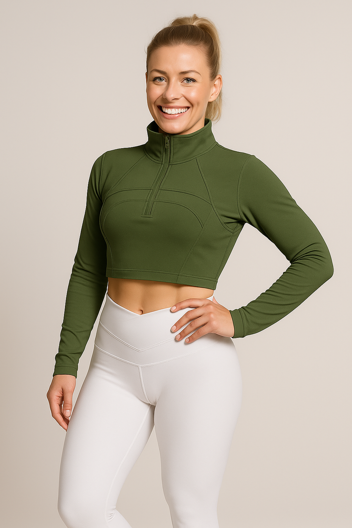 STRVNG Sculpt Zip Top