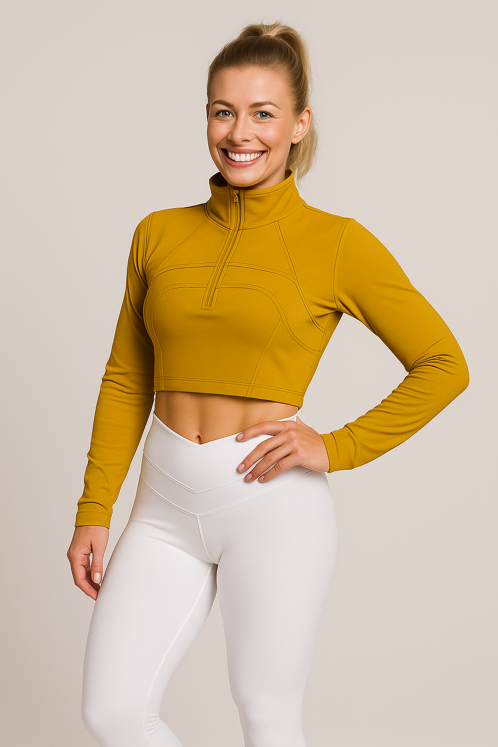 STRVNG Sculpt Zip Top